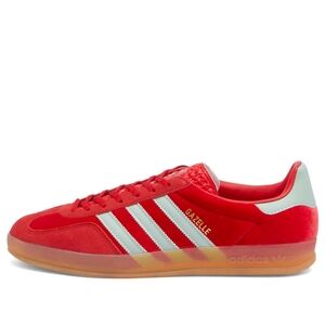 *BRAND NEW* Adidas Gazelle, Scarlet Red & Hazy Green, Women's Size 6.5